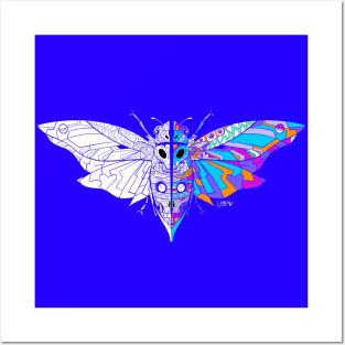 mexican cicada ecopop in death tribal patterns art Posters and Art